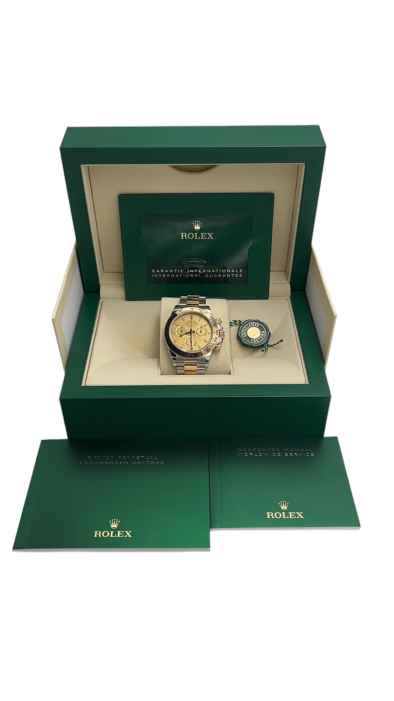 Rolex Daytona Two Tone 40mm White Dial ref. 116503 - Complete set 2023 - Unworn