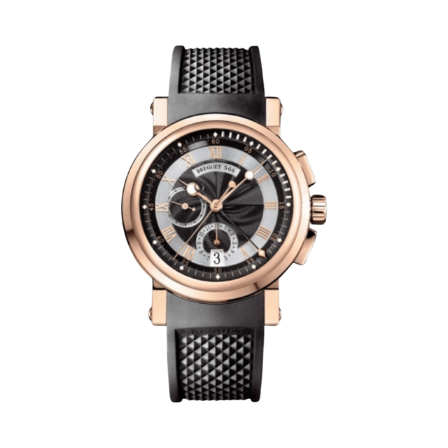 Breguet Marine 18K Rose Pink Gold Chronograph 5827BR