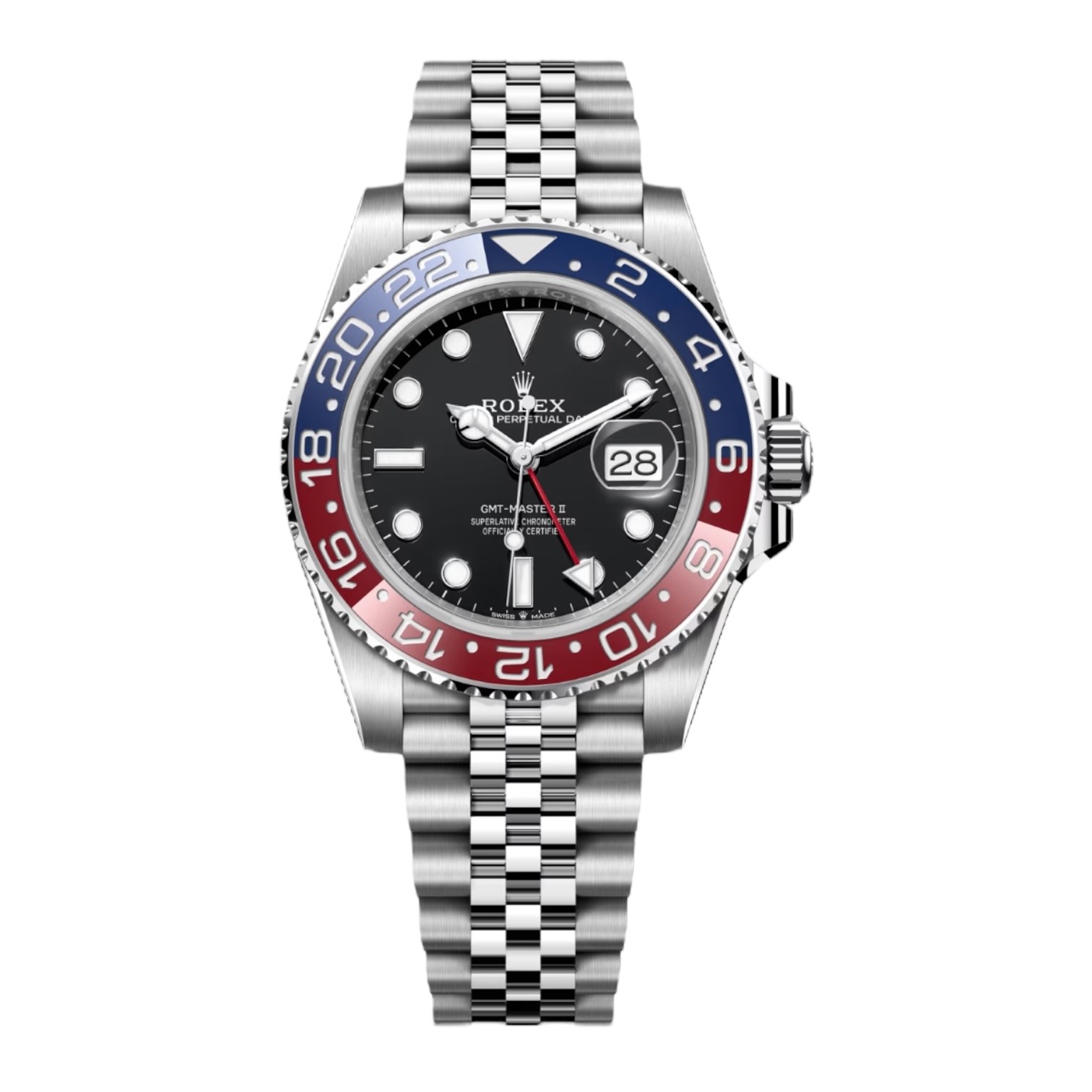 Rolex GMT-Master II Pepsi Jubilee Bracelet Ref: 126710BLRO