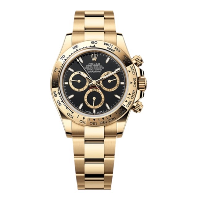 Rolex Daytona Black Dial 18k Yellow Gold Ref. 116528 Year 2008