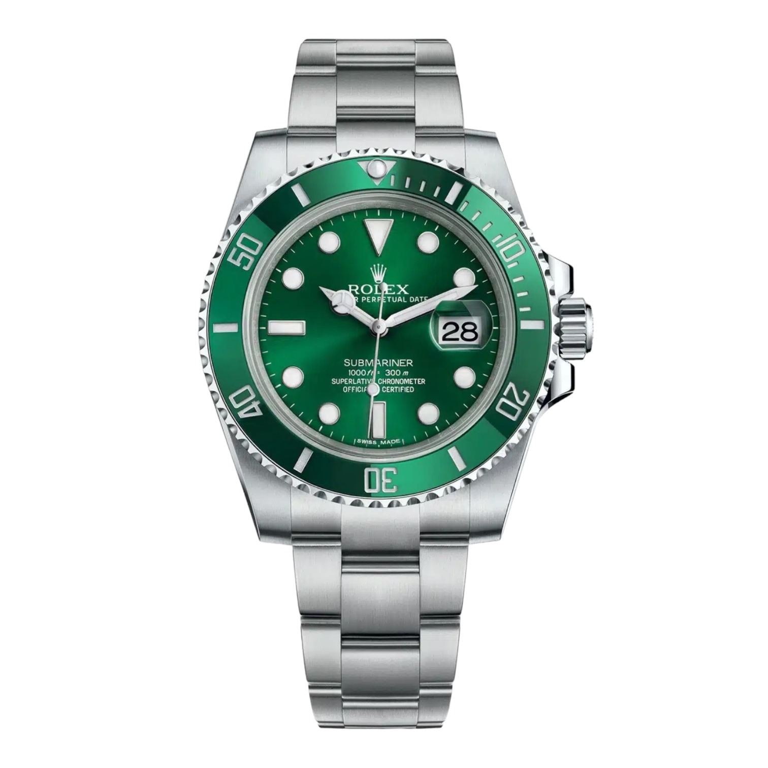 Rolex Submariner Date Hulk Ref. 116610LV - Green Dial & Green Bezel