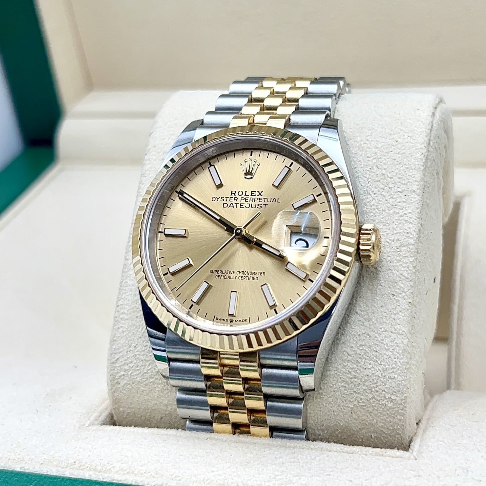 Rolex Datejust 41mm Champagne Dial Jubilee Ref: 126333