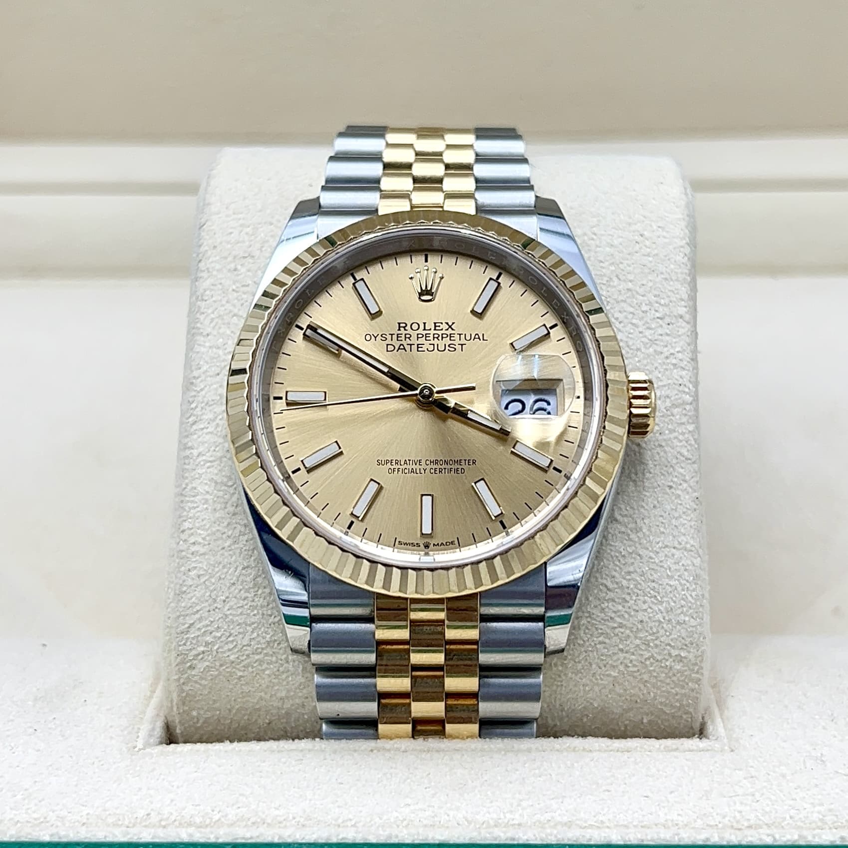 Rolex Datejust 41mm Champagne Dial Jubilee Ref: 126333