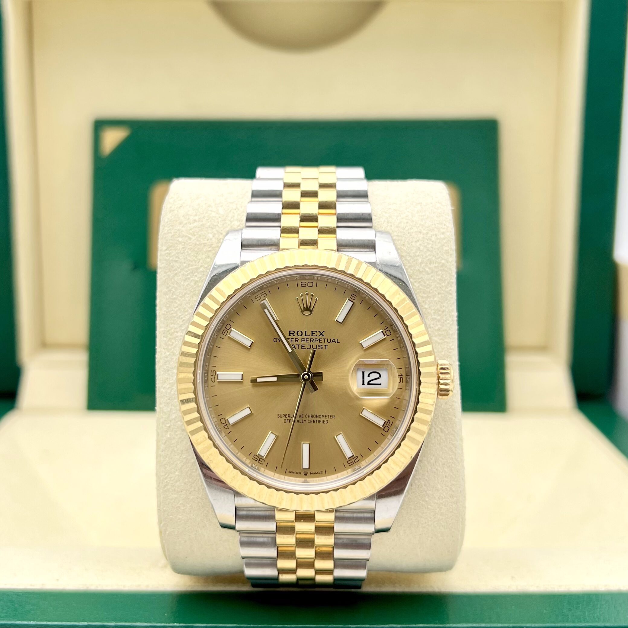 Rolex Datejust 41mm Champagne Dial Jubilee Ref: 126333