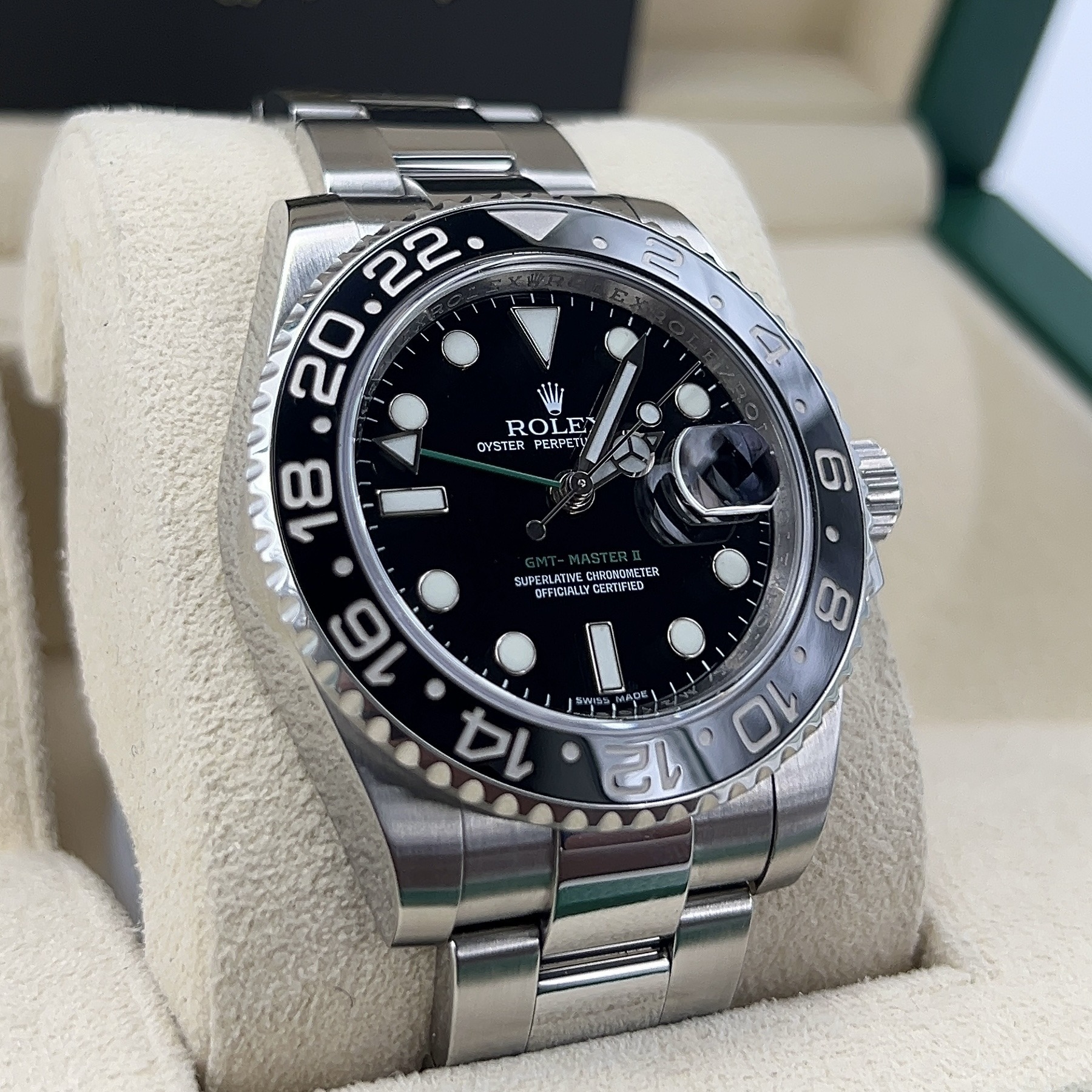 Rolex GMT Master II Black Dial Ref. 116710LN