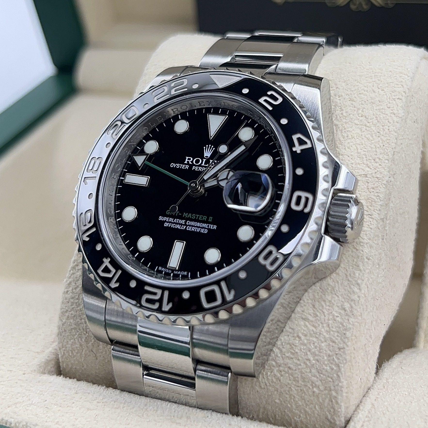 Rolex GMT Master II Black Dial Ref. 116710LN