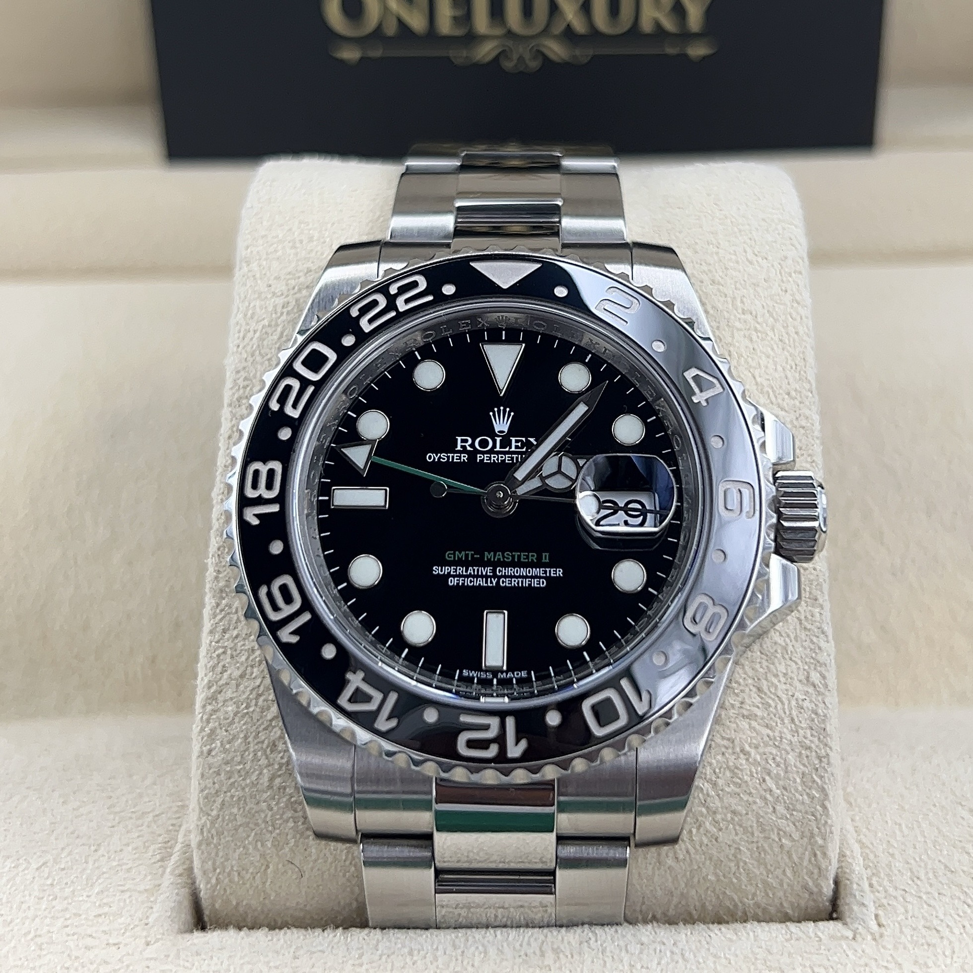 Rolex GMT Master II Black Dial Ref. 116710LN