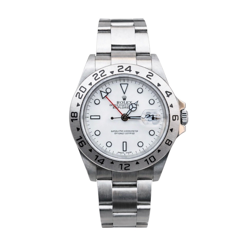 Rolex Explorer II Stainless Steel White Dial 40mm Ref. 16570