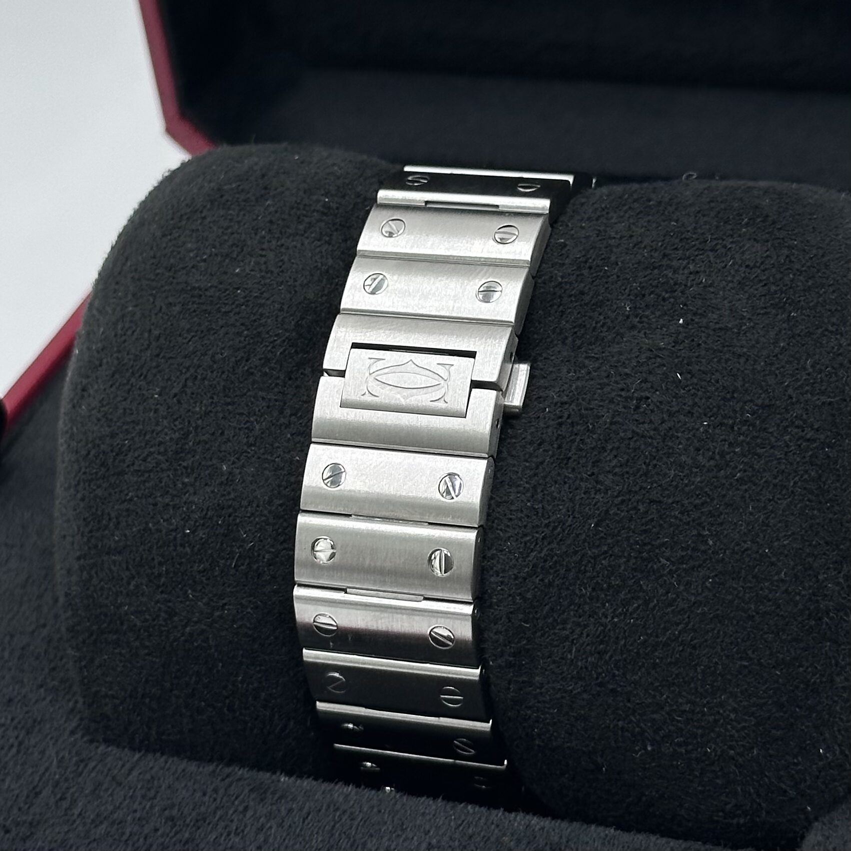 Cartier Santos De Cartier Green Dial Large Ref: WSSA0062